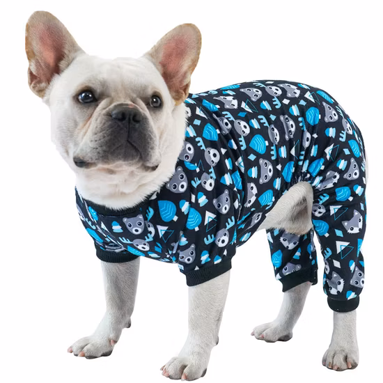 Cutebone Dog Pjs Onesies Roupas para animais de estimação Macacão Vestuário Pijama macio para cachorrinhos