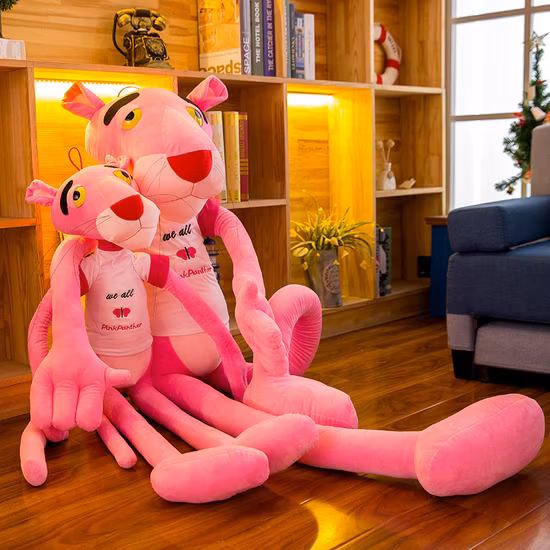 Brinquedo de pelúcia de gato fofo elétrico rosa para crianças boneca de brinquedo de pelúcia